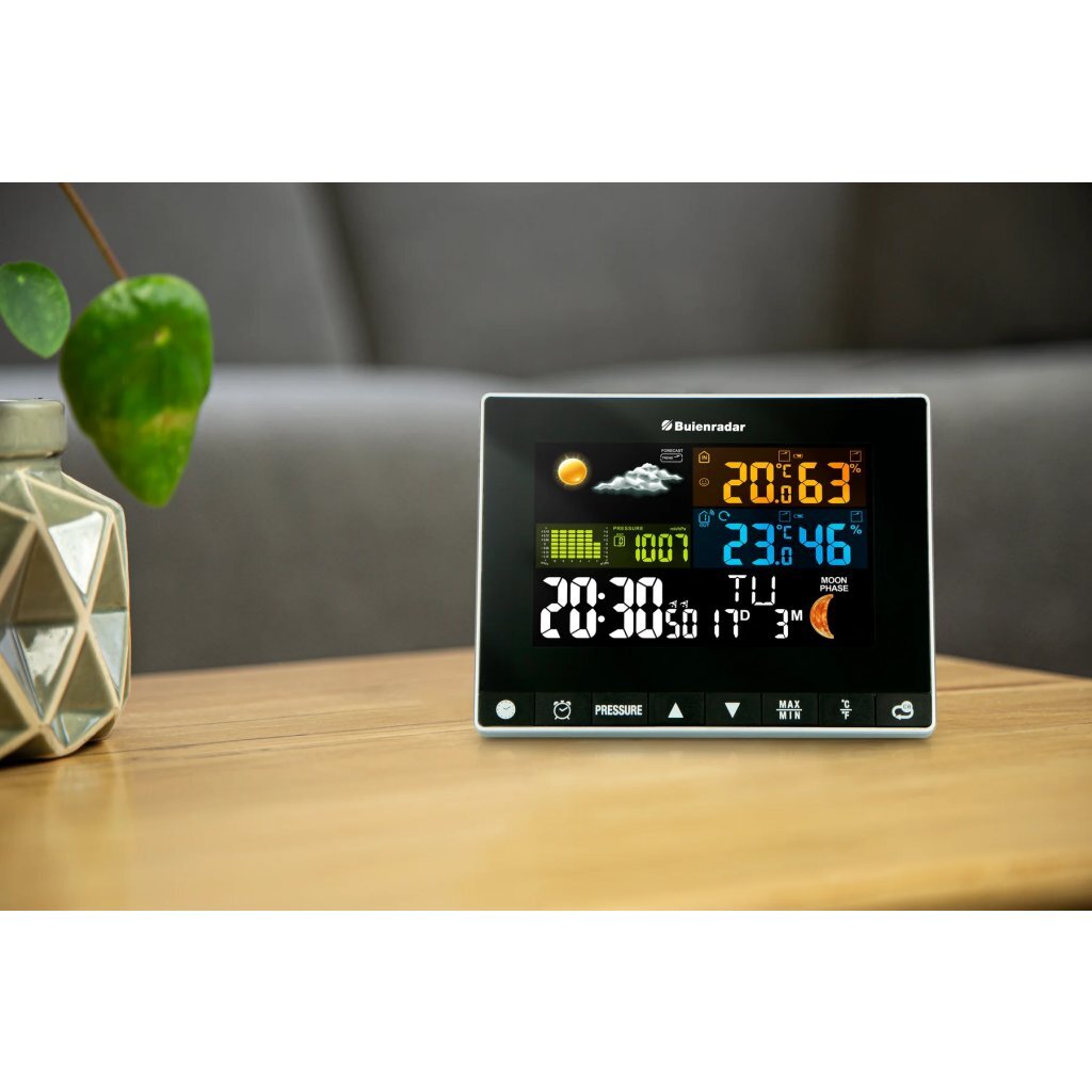 Alecto br700 buienradar 3in1 weerstation zwart