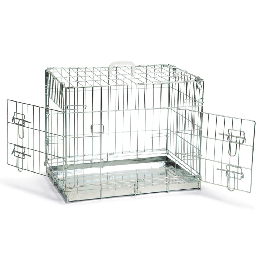 Beeztees Beeztees Hondenbank 62x44x49 cm zilverkleurig