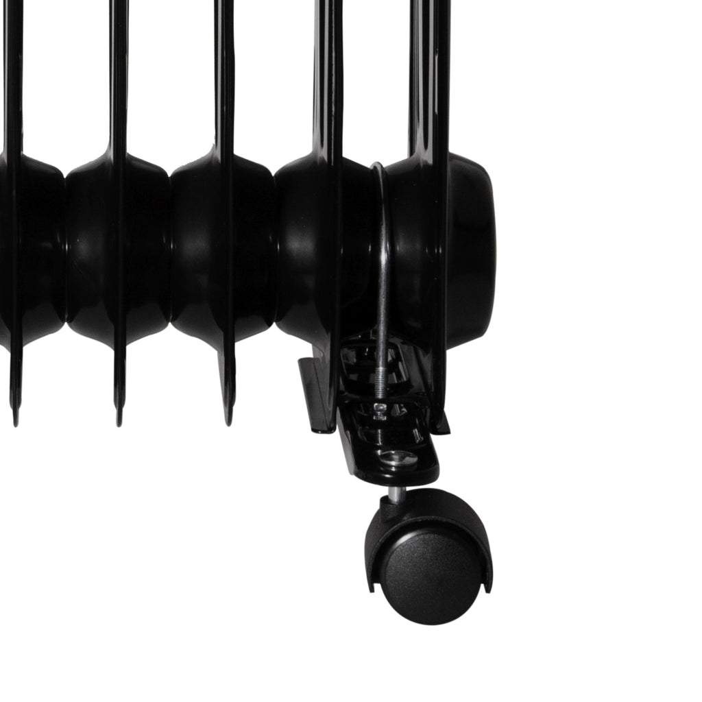 Inventum ko931b oliegevulde radiator 2000w zwart zilver