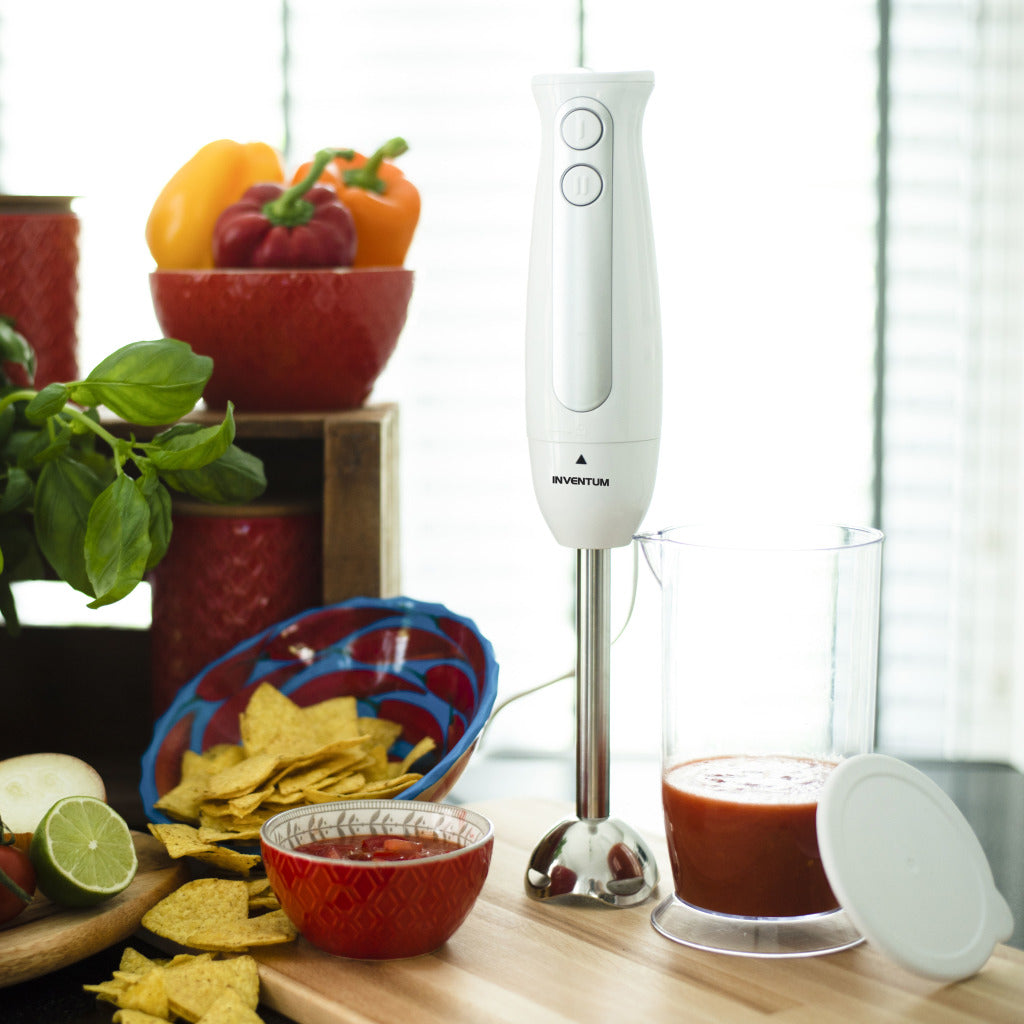 Inventum mx201s staafmixer set 400w rvs wit