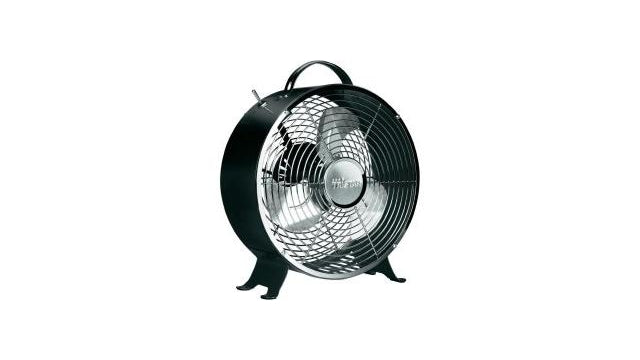 Tristar ve-5966 retro tafelventilator zwart 25cm