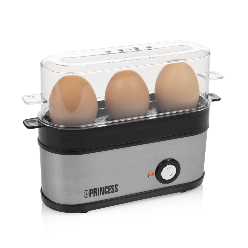 Princess 262043 eierkoker zwart rvs