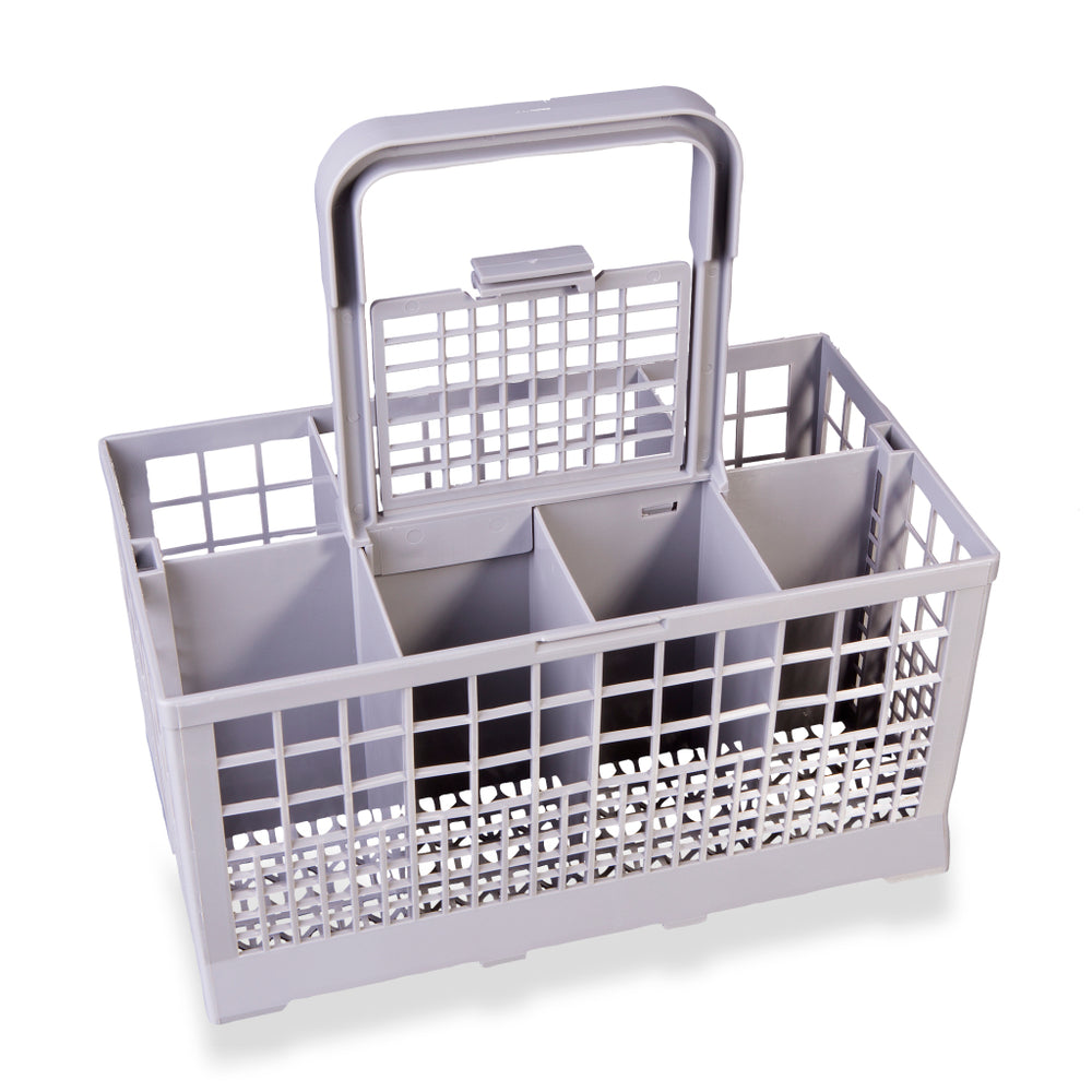 Scanpart bestekmand voor vaatwasser 24x13,5 cm 8-delig grijs