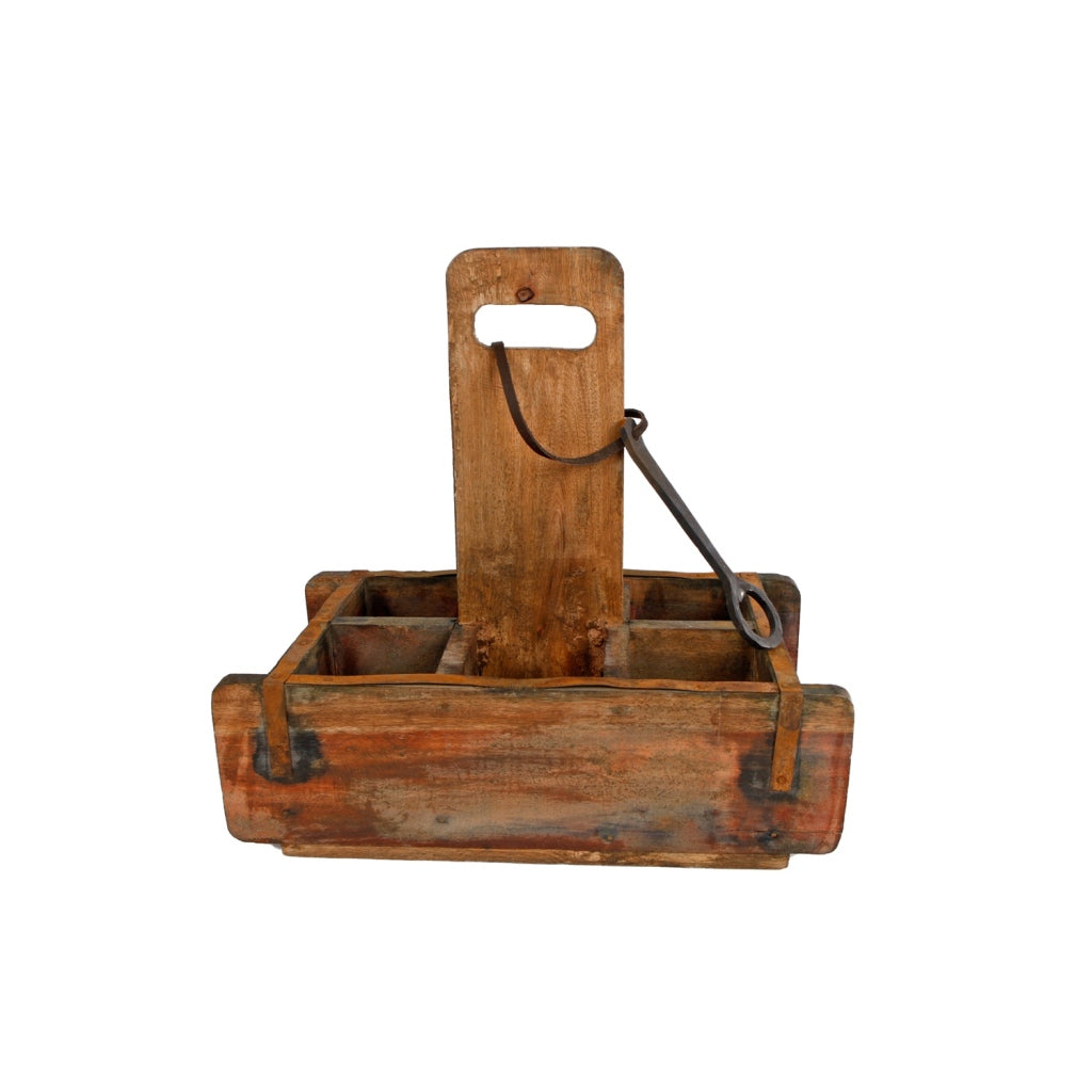 Basic Flessenkist Baksteenmal 32x18x30 cm