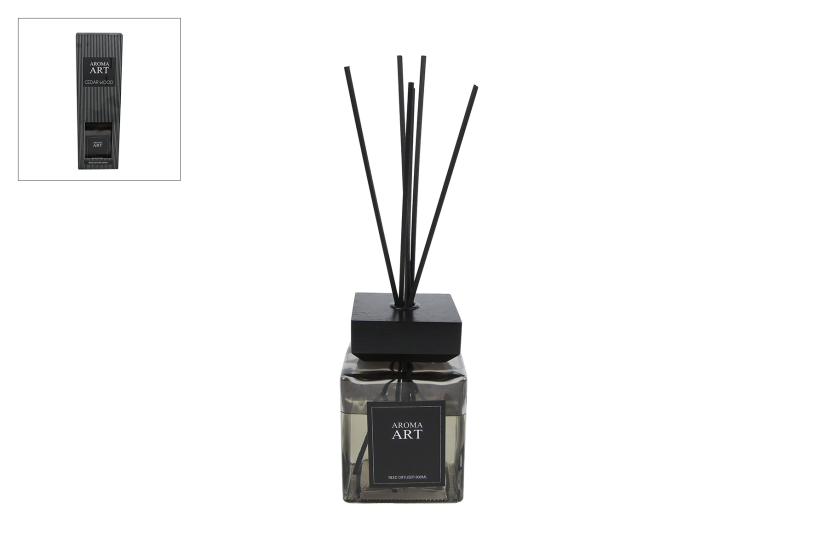 Diffuserset insoulway 800ml zwart 23,5x23x39cm