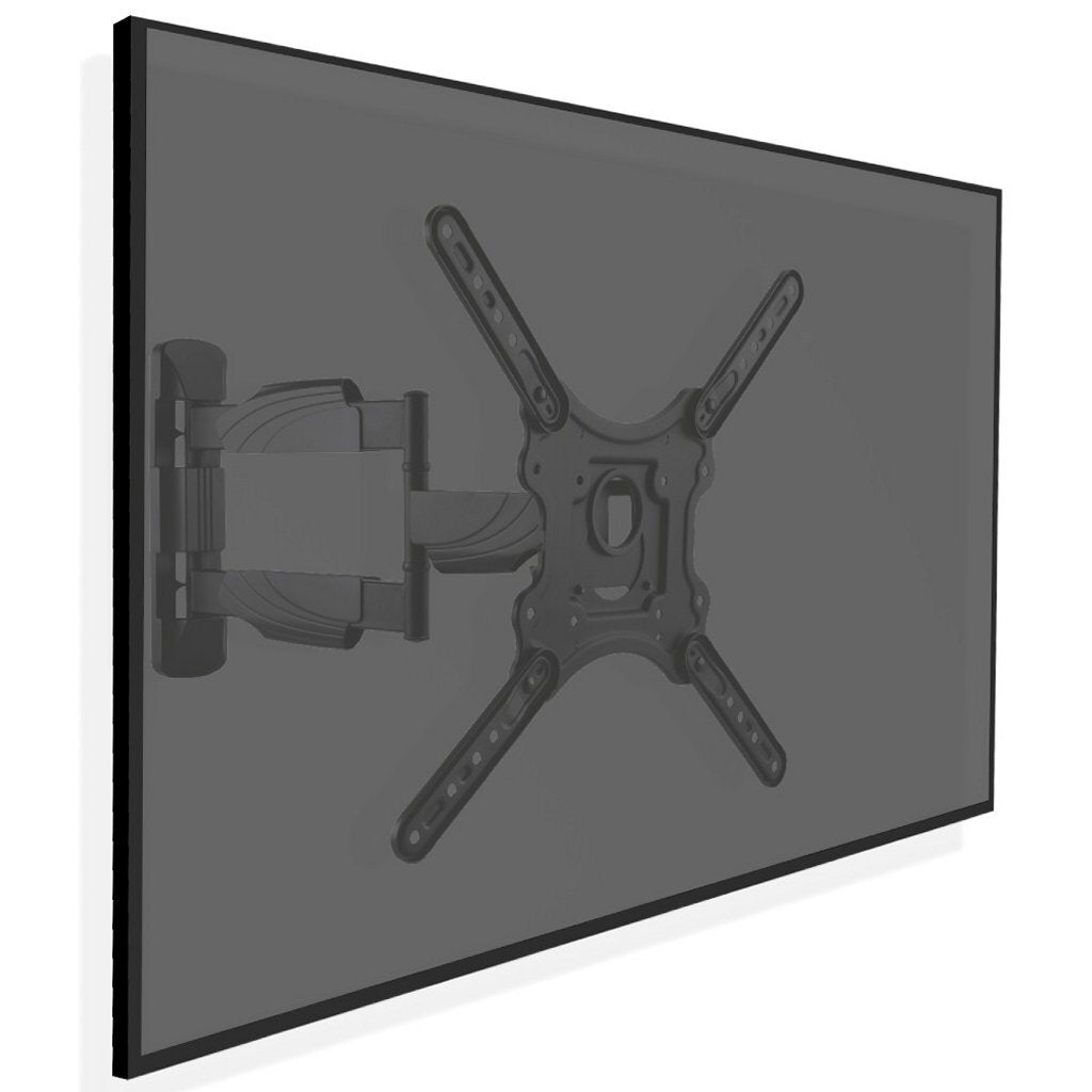 Cavus wme102 full motion enkele tv muurbeugel vanaf 23 inch schermen zwart