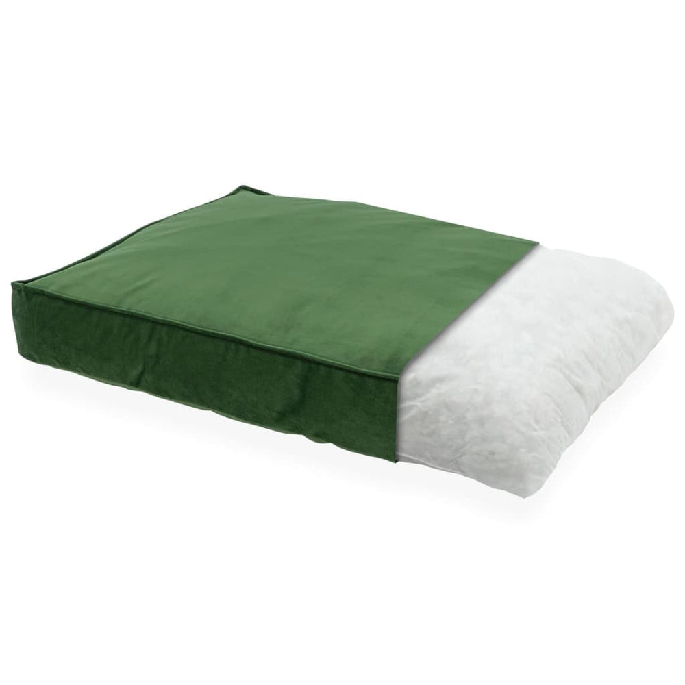 Madison hondenkussen fluweel 100x70x15 cm groen