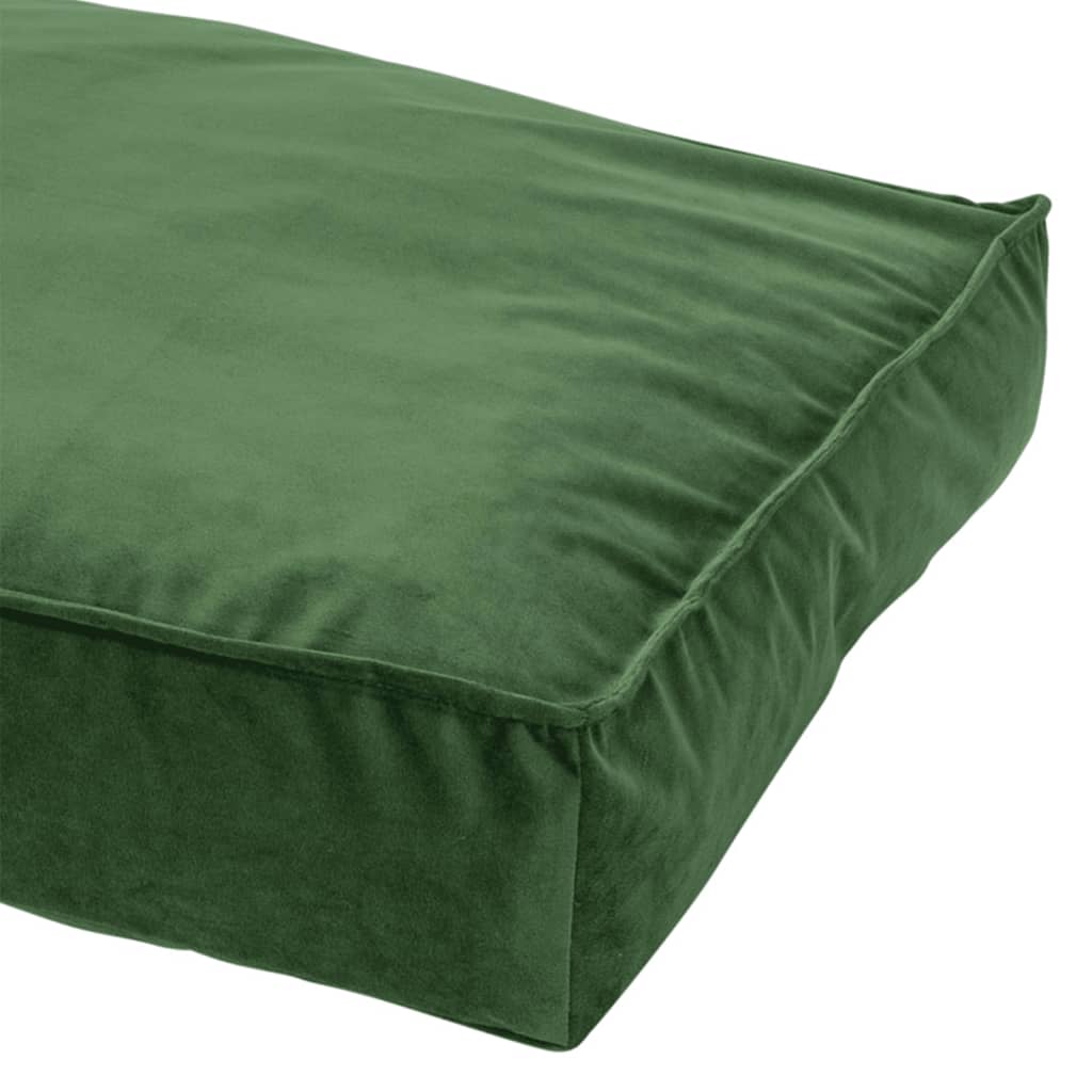 Madison hondenkussen fluweel 120x90x15 cm groen