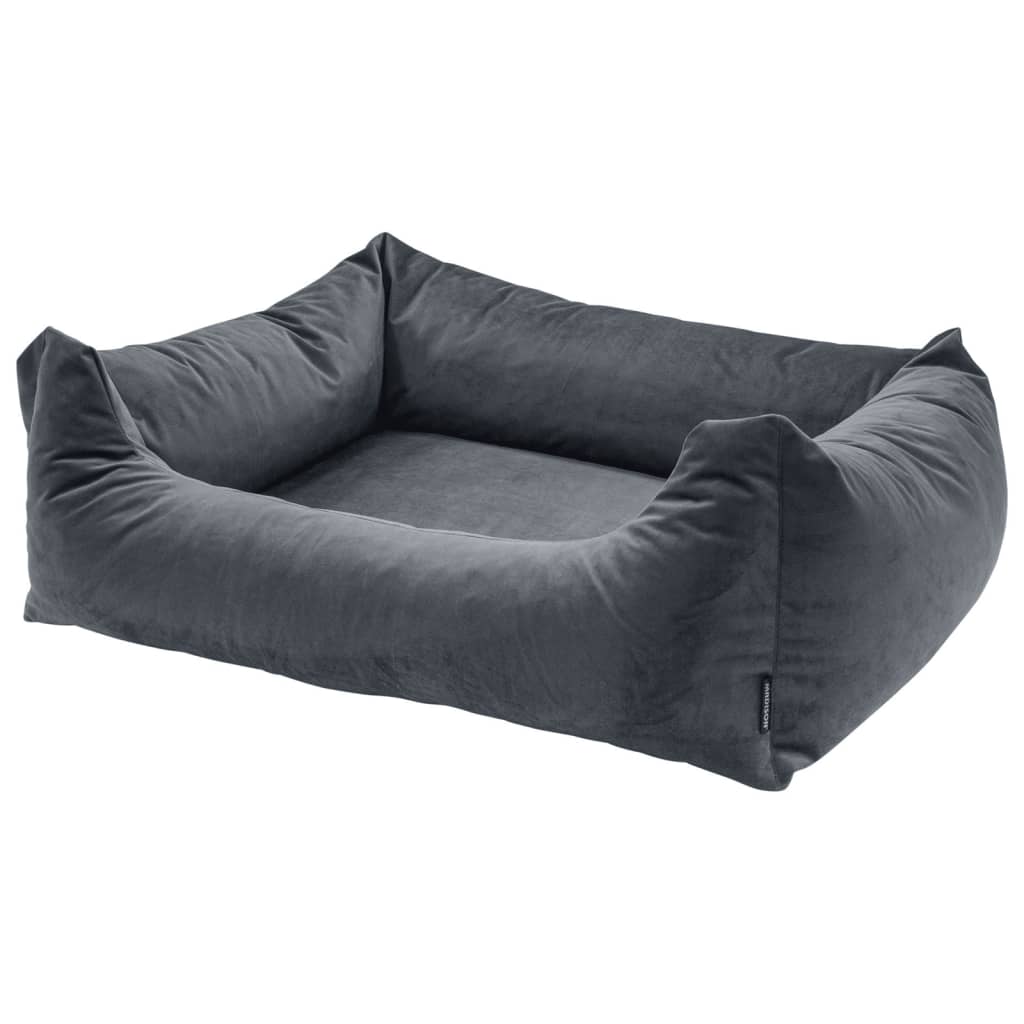 Madison hondenmand fluweel 80x67x22 cm grijs
