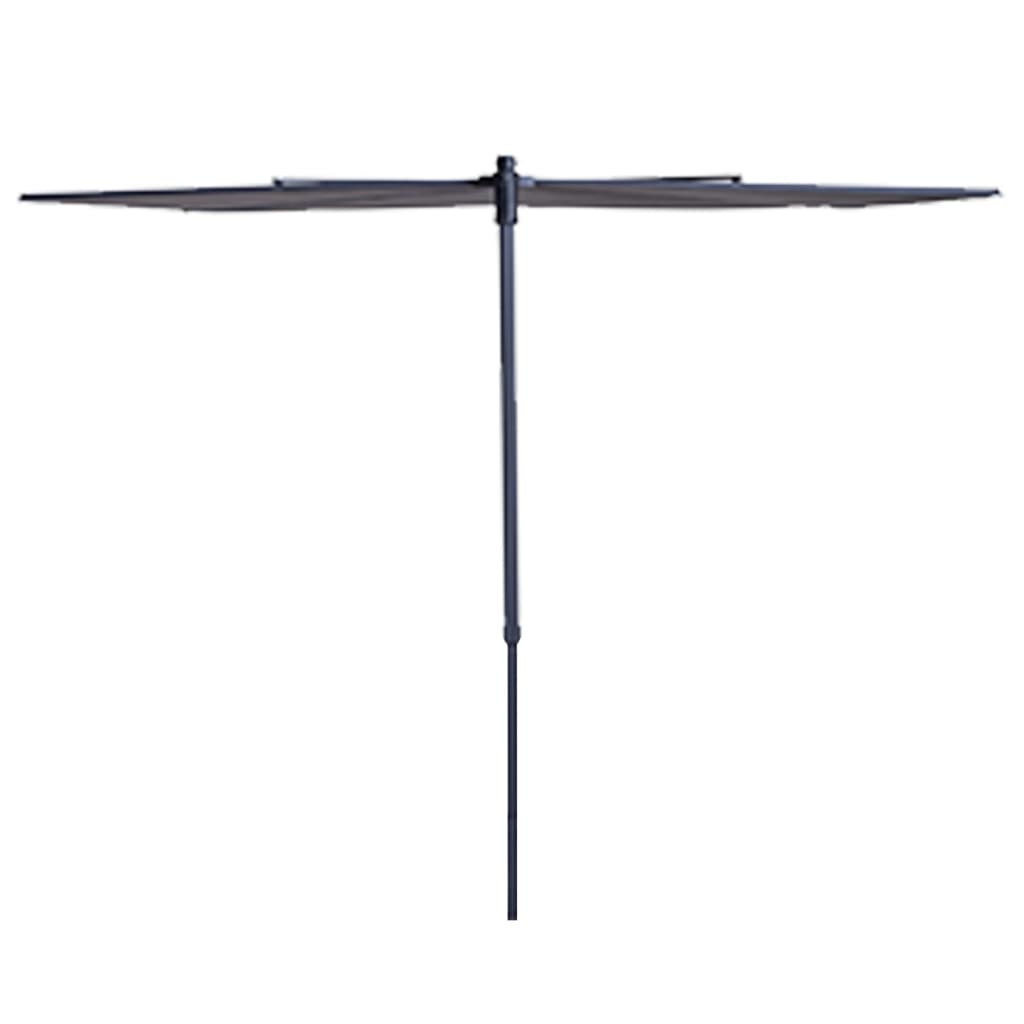 Madison balkonparasol sun wave 270x150 cm saffierblauw