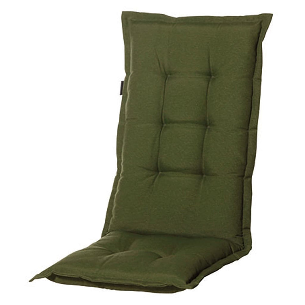 Madison Stoelkussen met laag vloerkleed Panama 105x50 cm groen