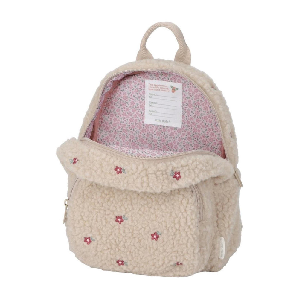 Little dutch teddy rugzakje sand 22,8x7,6x30,5cm