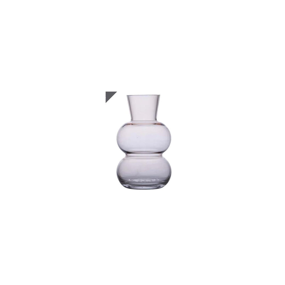 B-living vaas glas amalia ã˜12x20cm beige