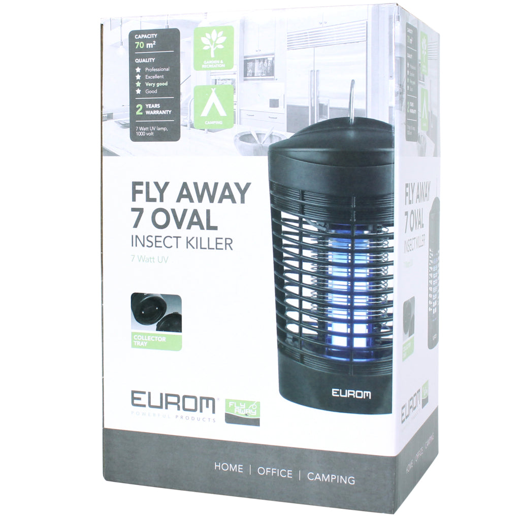 Eurom insectenkiller fly away 70m2 7w