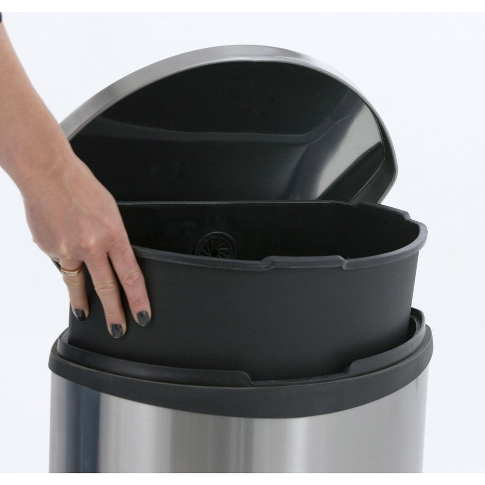 EKO EKO Schelpenbak Pedaalemmer 30L Mat RVS