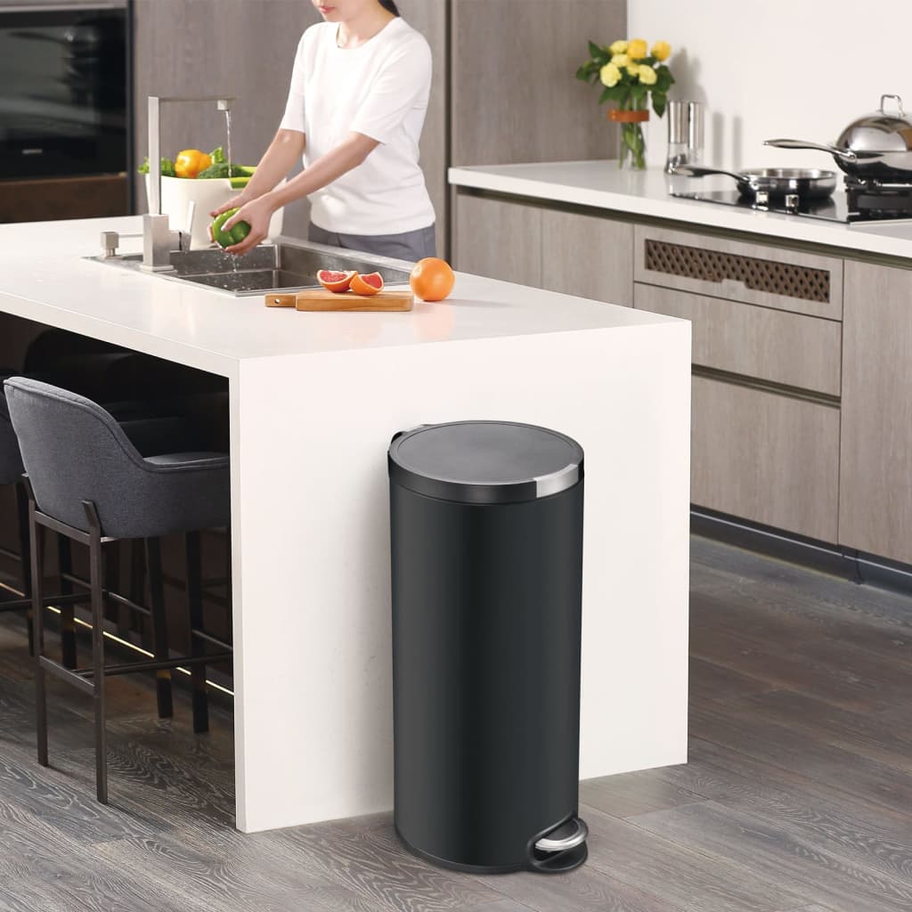 Eko pedaalemmer artistic 30 l matzwart