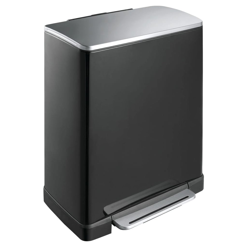 Eko pedaalemmer e-cube 50 l matzwart