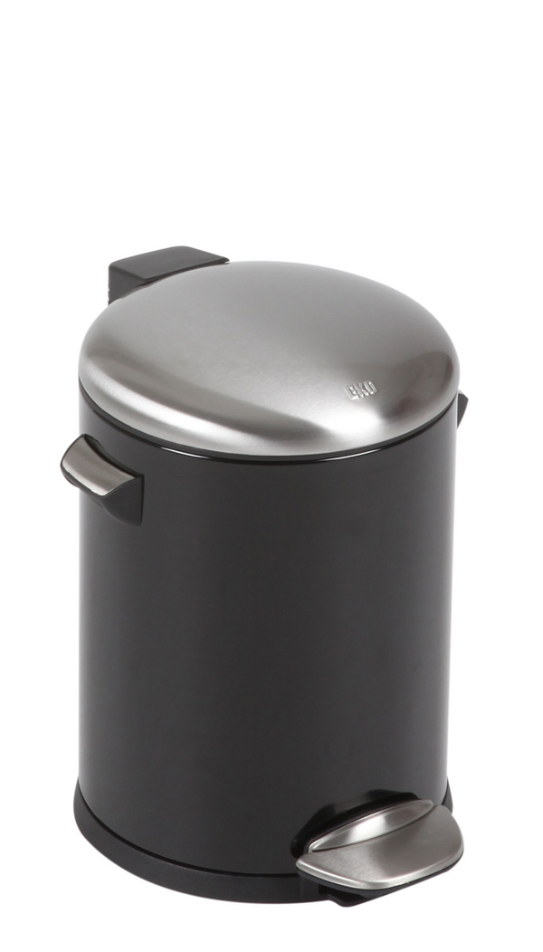 Eko belle deluxe pedaalemmer 5l - zwart