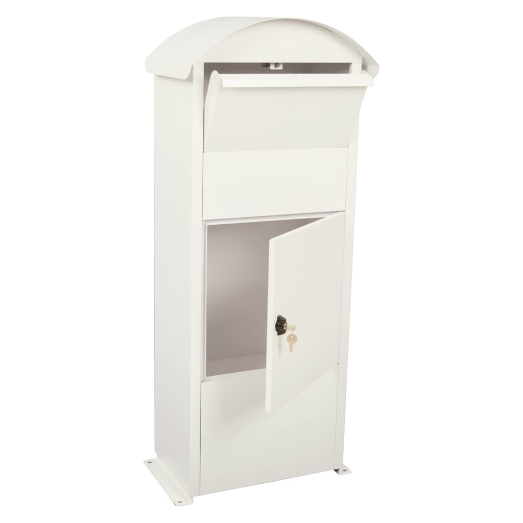 V-deel pakketbox victoriaans wit