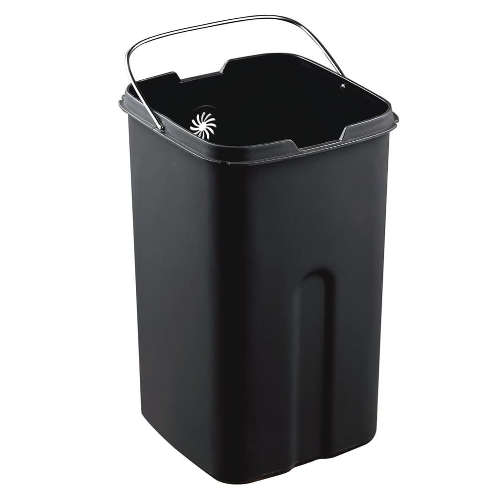Eko afvalbak laguna 35 l matzilverkleurig