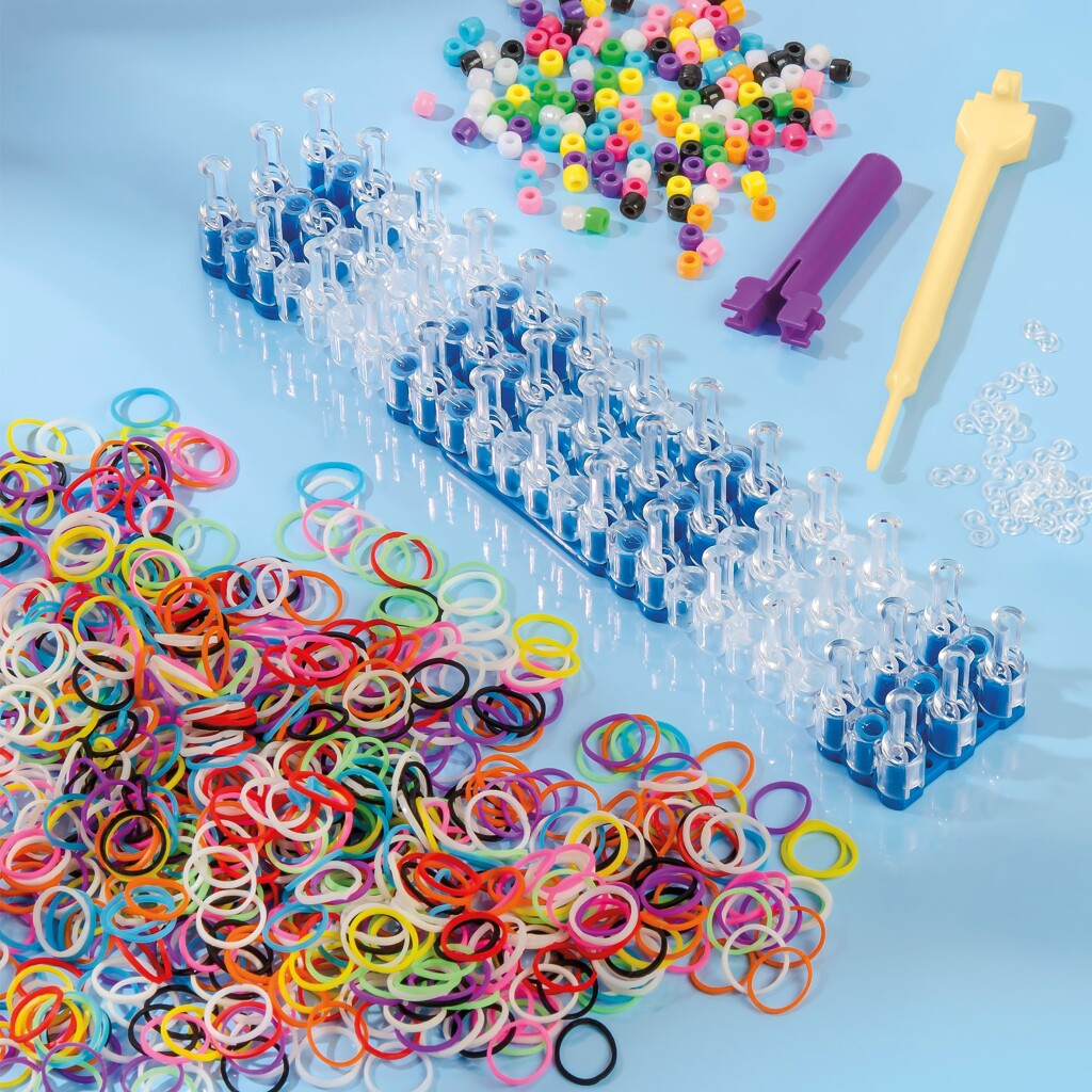 Totum looming set armbandjes maken | loom i do knutselset incl. tool en loom elastiekjes - cadeautip creatief speelgoed
