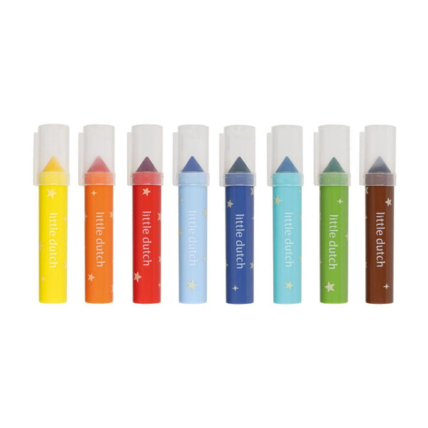 Little dutch jim viltstiften kort dik set van 8 stuks