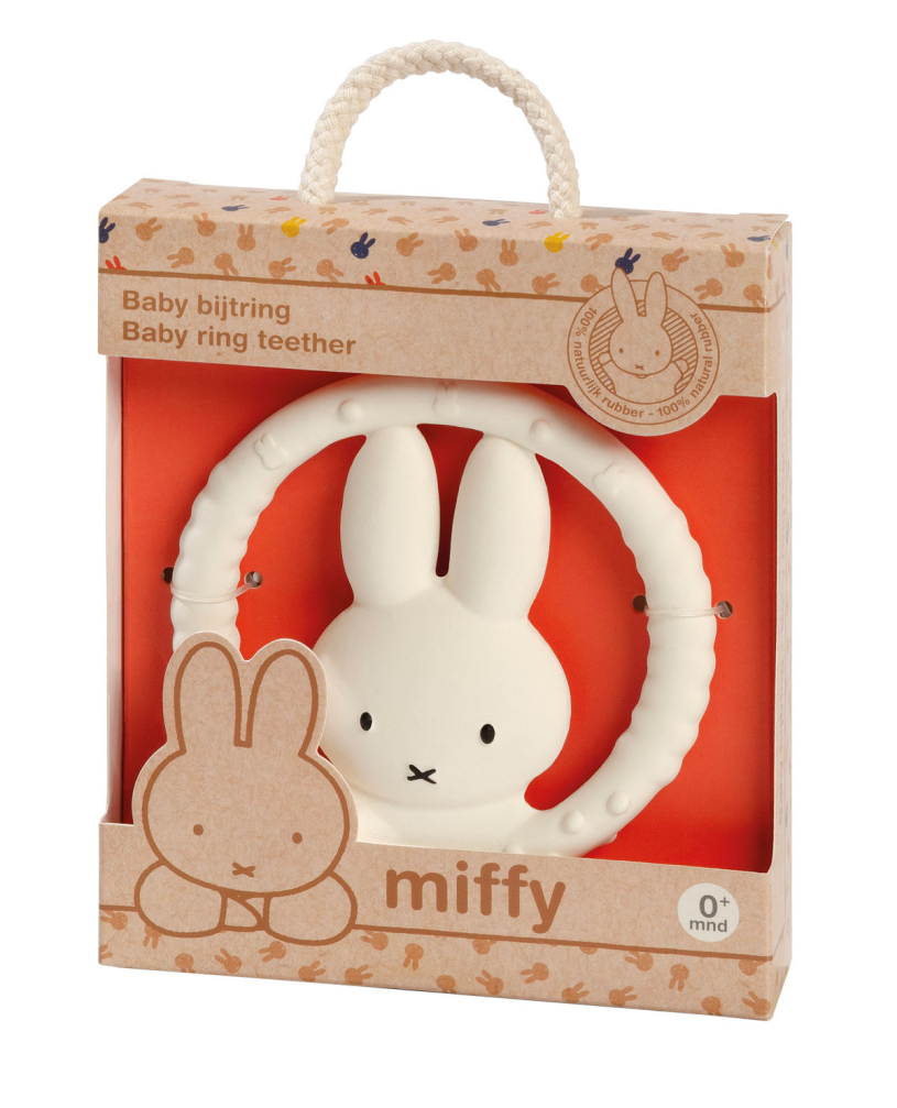 Bambolino Miffy Teether natural rubber - baby shower gift baby - toys