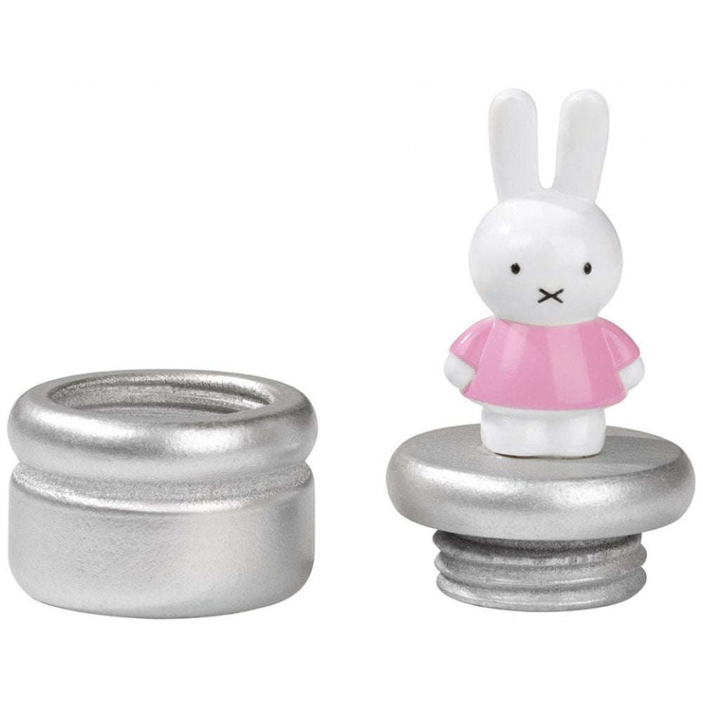 Nijntje houten melktandendoosje roze zilver