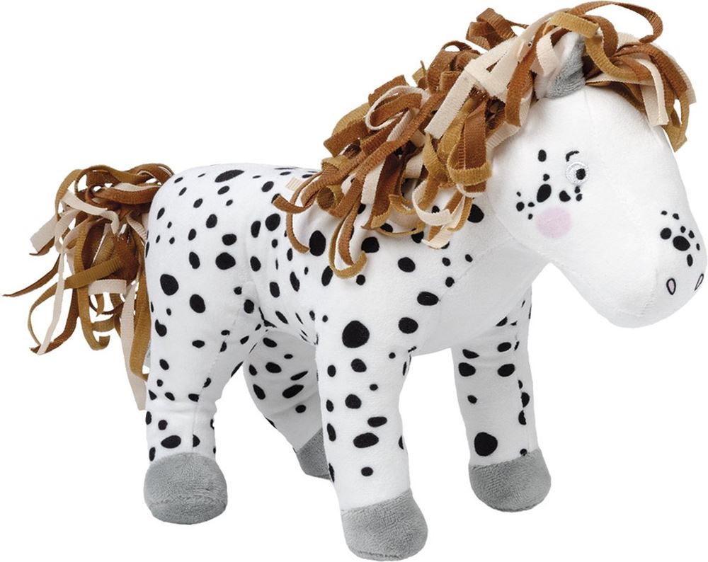 Bambolino speelgoed knuffel pluche fien en teun - stip de pony, 25cm