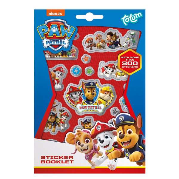 Totum paw patrol sticker book 4 sheets