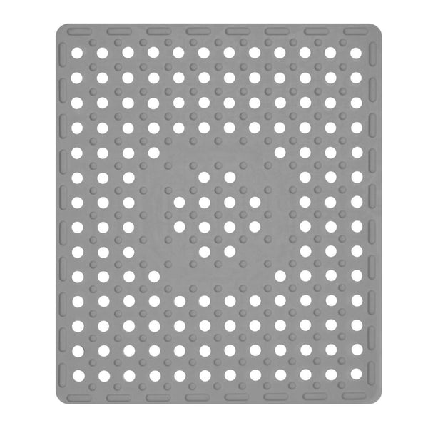 Dutch house gootsteenmat 31x27 cm rubber grijs