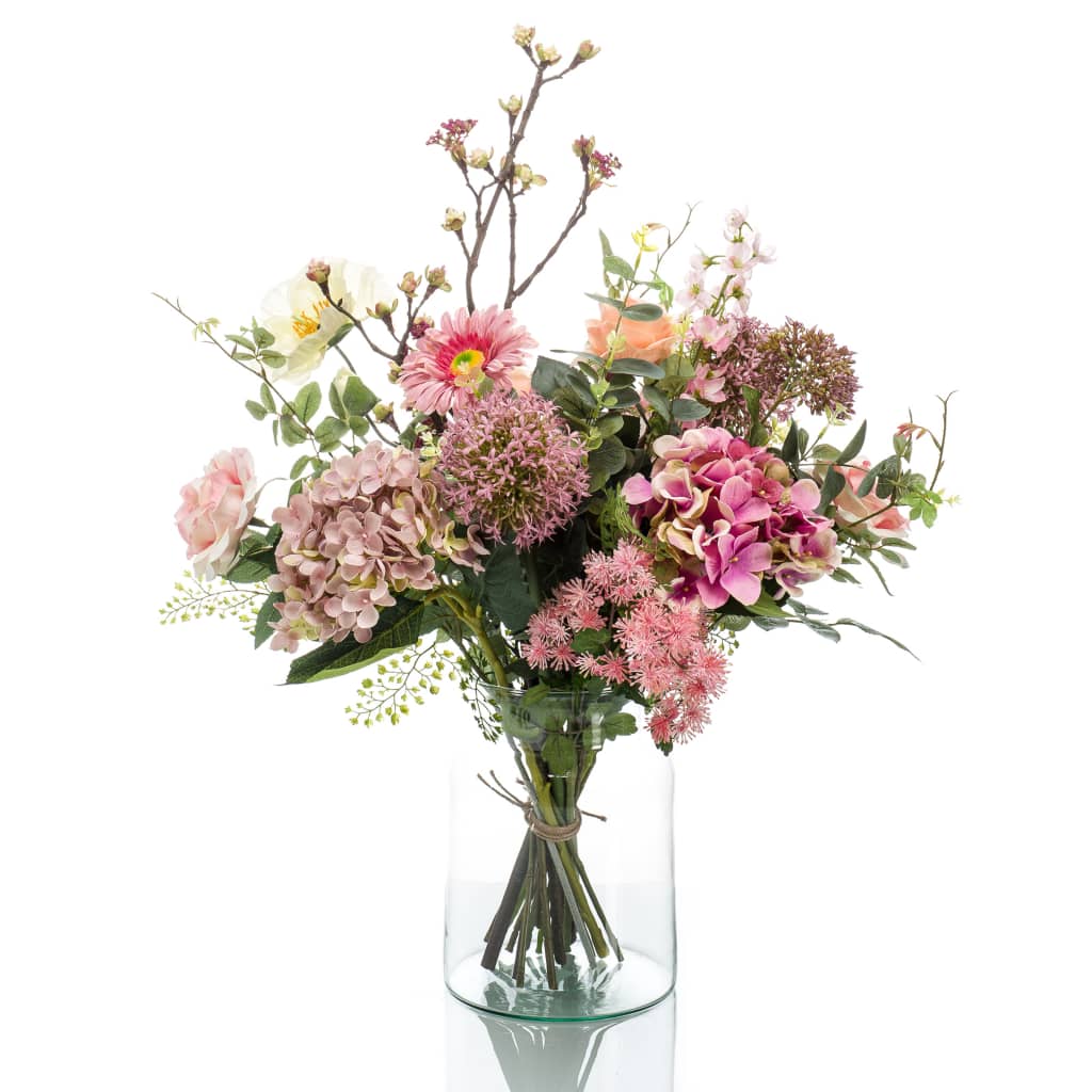 Emerald kunstboeket mistic zomer 65 cm meerkleurig