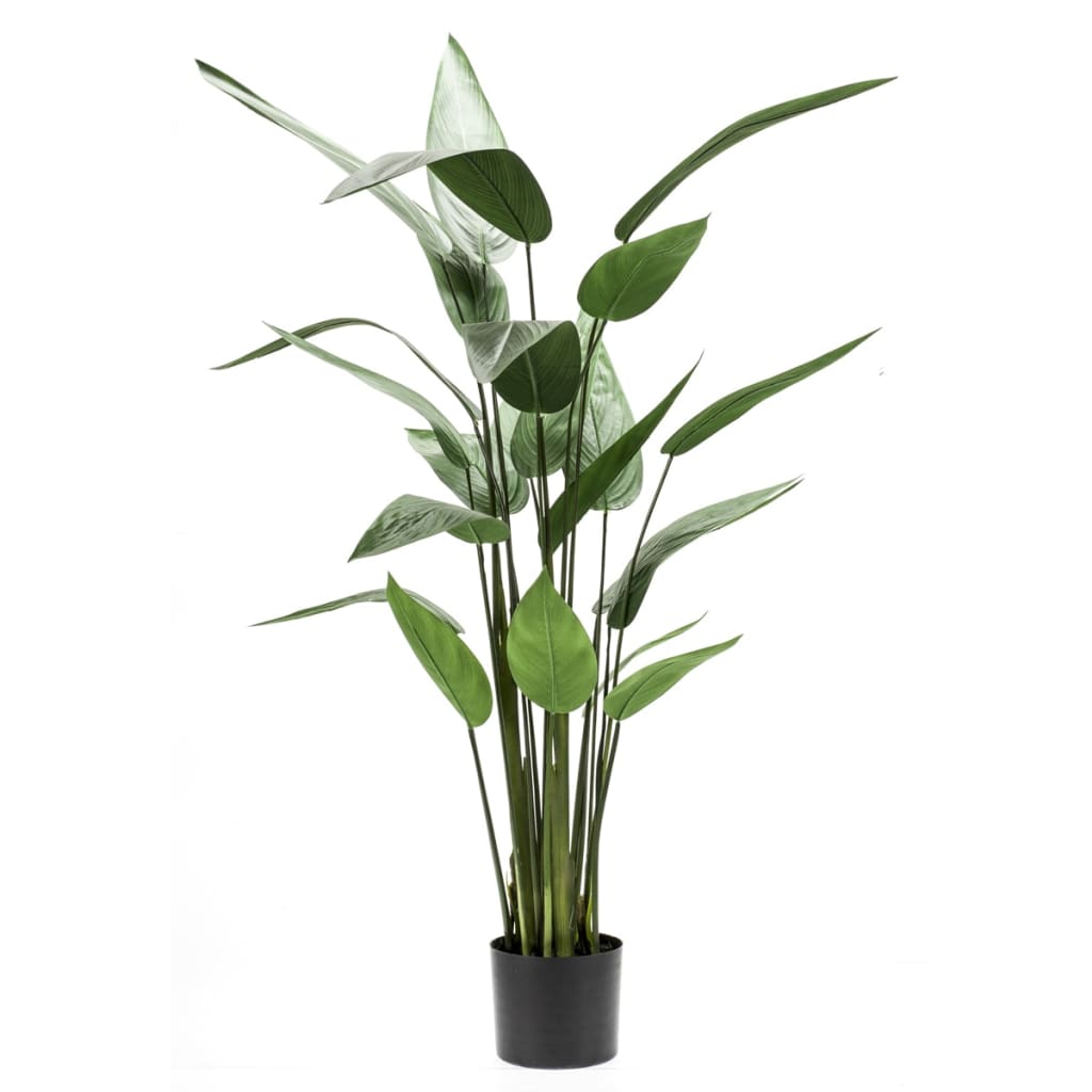 Smaragd kunstplant heliconia plant groen 125 cm 419837