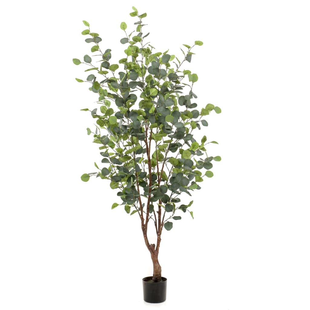 Smaragdgroene kunstboom in pot eucalyptus 140 cm