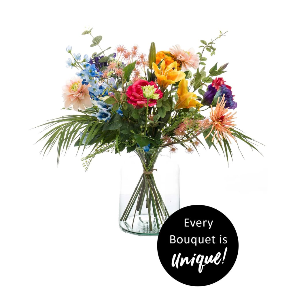 Smaragd kunstboeket behoorlijk krachtig