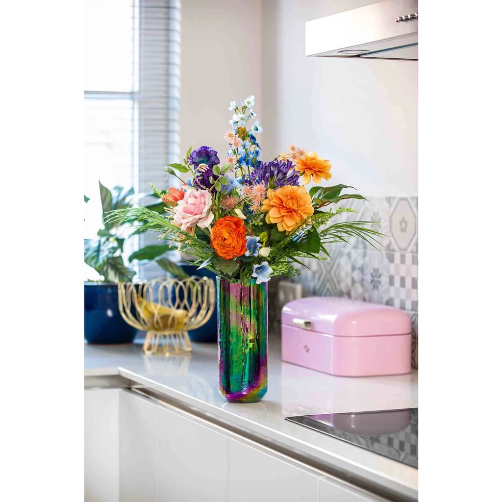 Smaragd kunstboeket behoorlijk krachtig