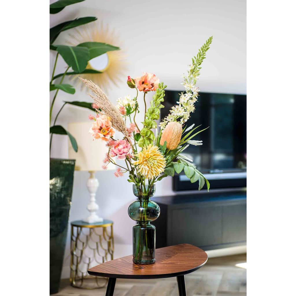 Emerald kunstboeket nature vibes xl 100 cm meerkleurig