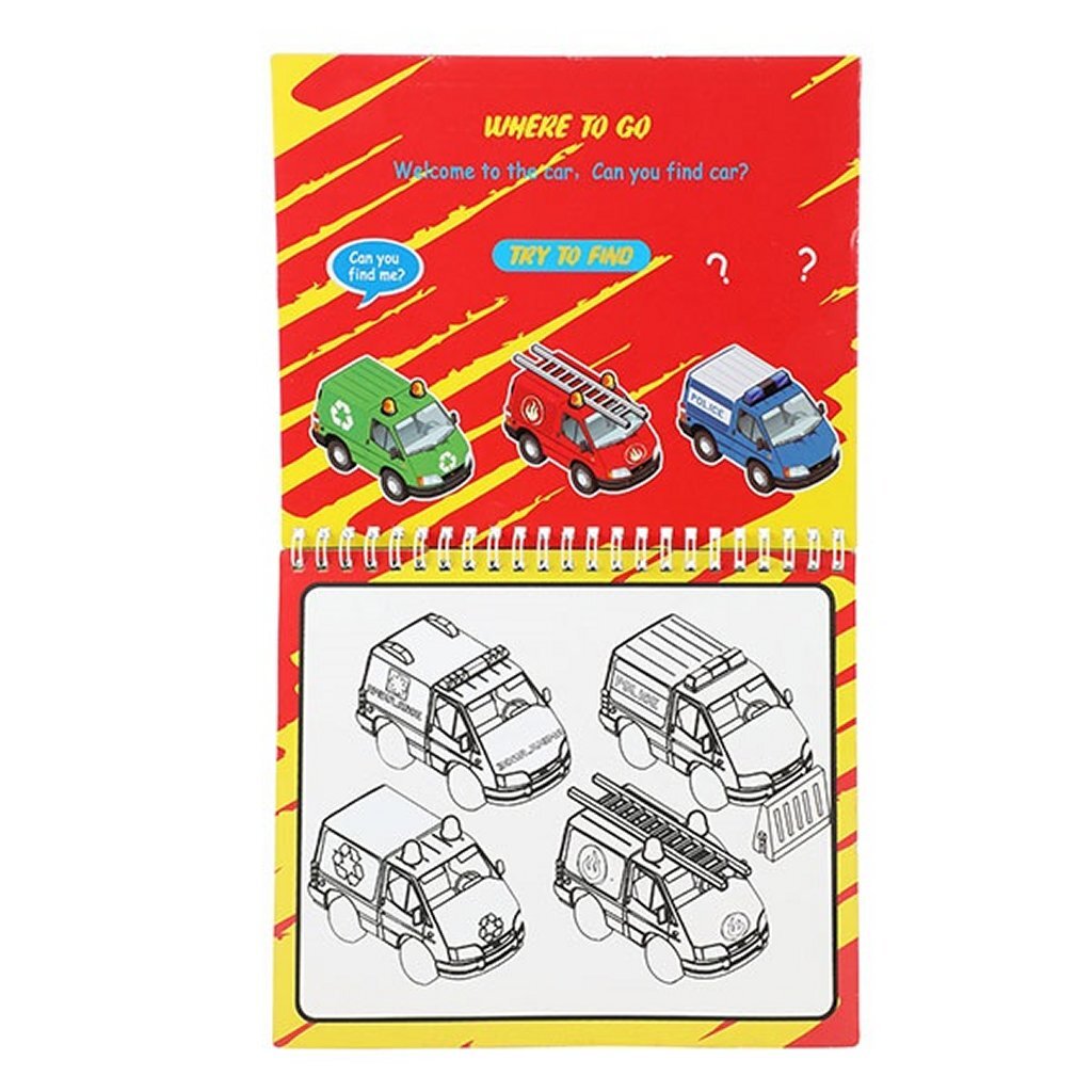 Creativiteit Kleuren met Watervoertuig met Stift