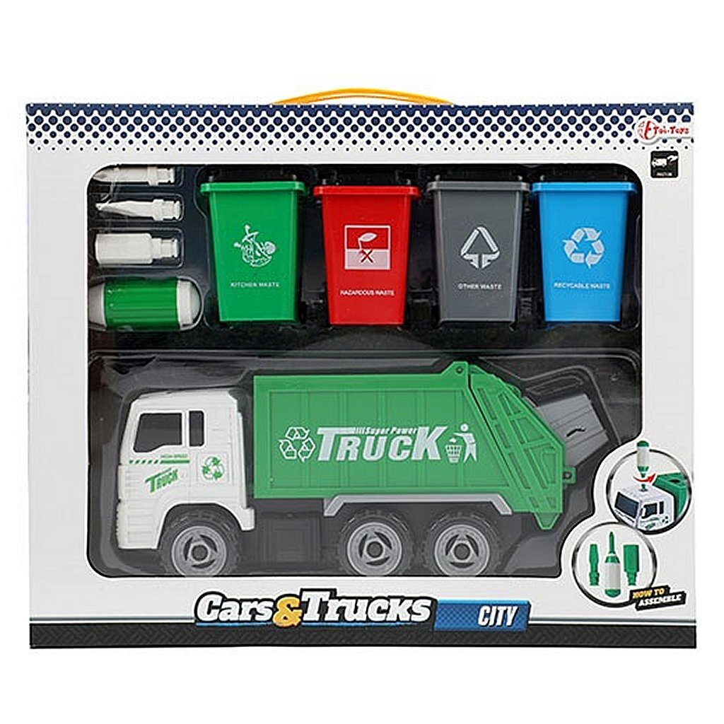 Auto's Vrachtwagens Vrachtwagens Vuilniswagen + Accessoires