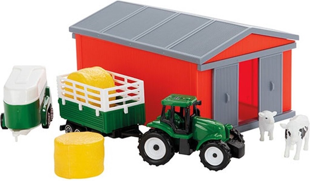 Toi-toys toi speelgoed tractorset met schuur verschillende uitvoeringen