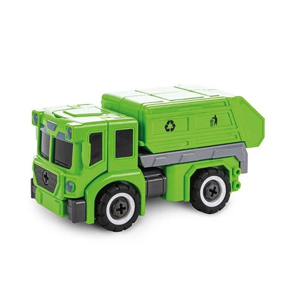 Toi-toys veranderrobot vuilniswagen speelgoed robot actiefiguur stadsleven.