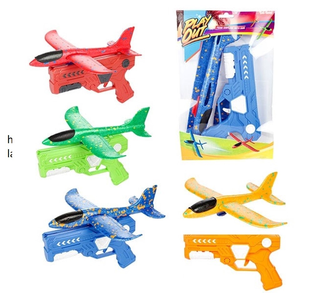Toi-toys schuimvliegtuig 23 cm