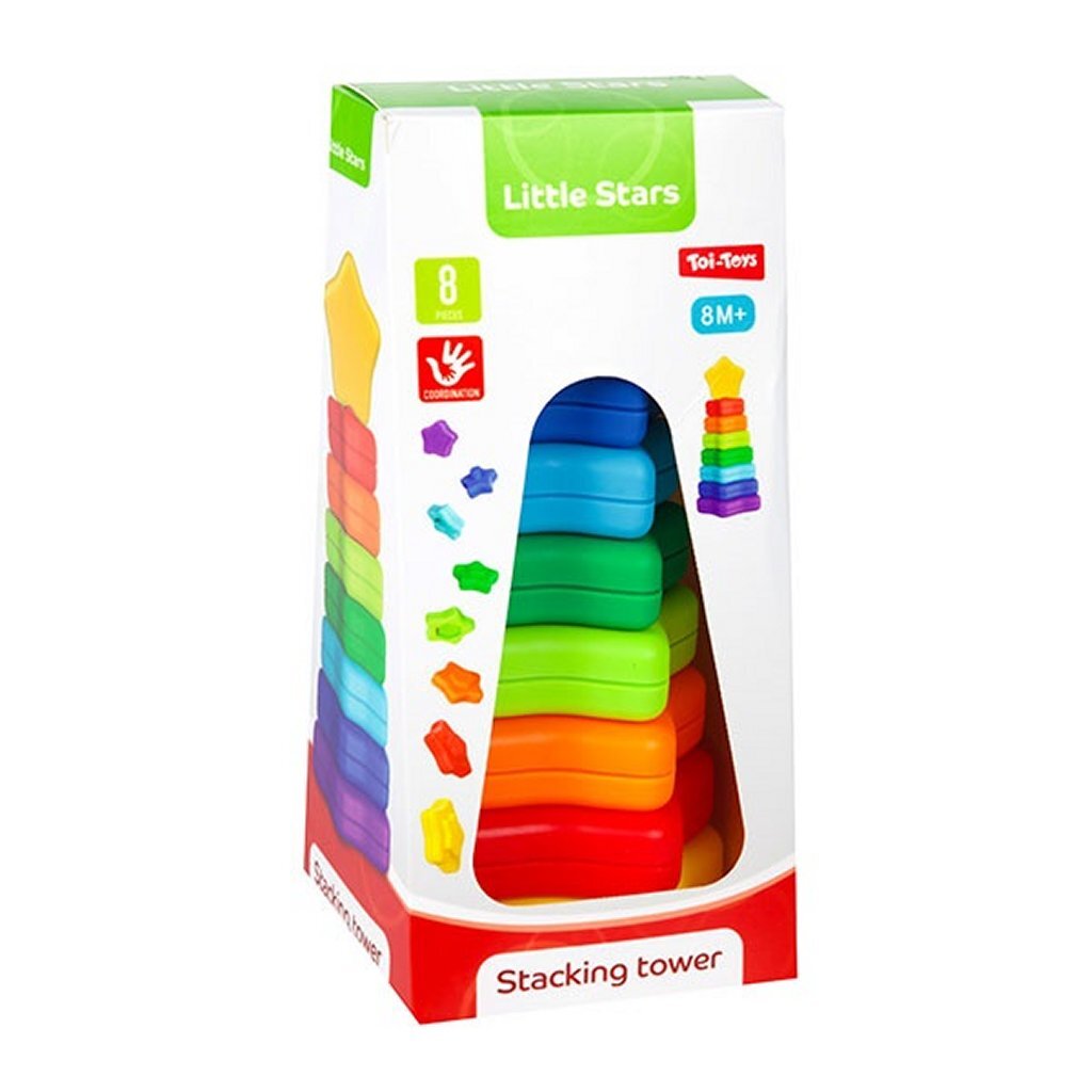 Kleine sterren stapeltoren 8-delig