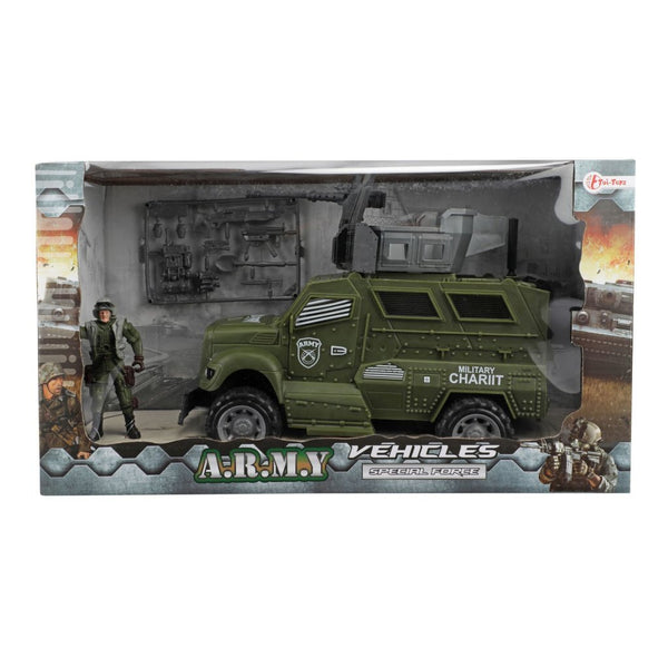 Toi-toys toi toys alfafox militair voertuig met accessoires