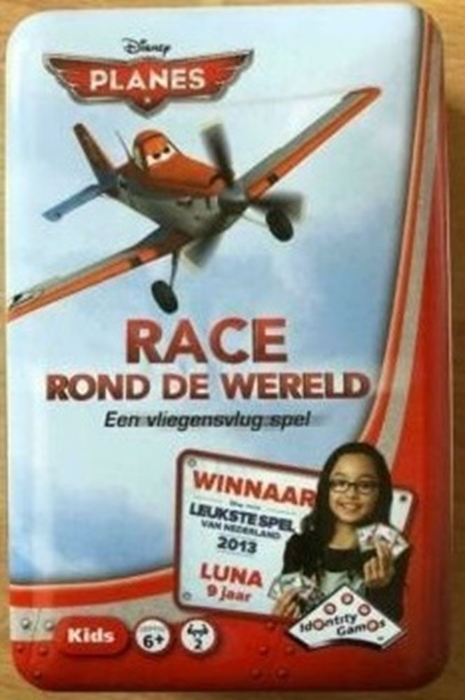 Identiteitsspellen Disney-vliegtuigen racen rond de wereld
