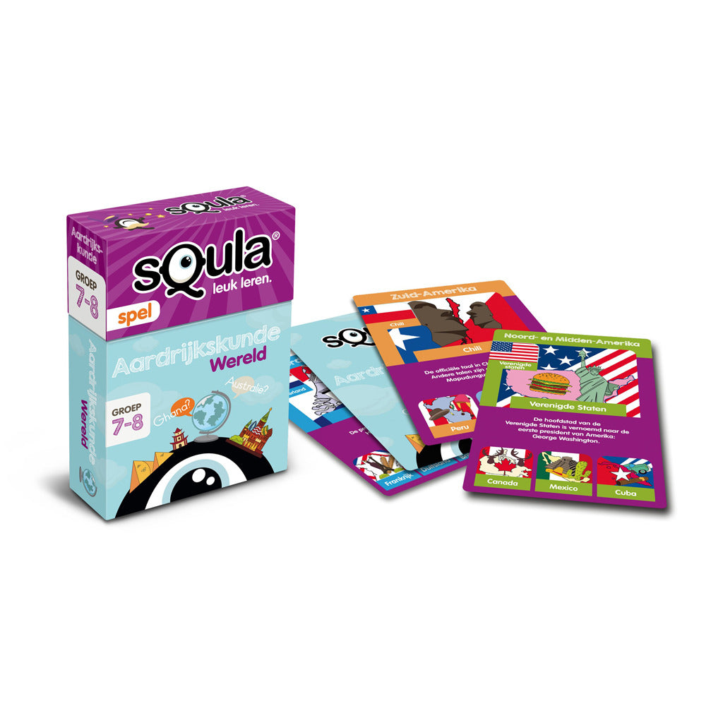 Identiteitsspellen spel squla aardrijkskunde kaartspel
