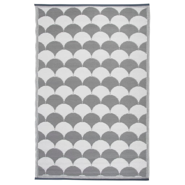 Esschert Design Esschert Design Buitenkleed 180x121 cm grijs en wit OC24