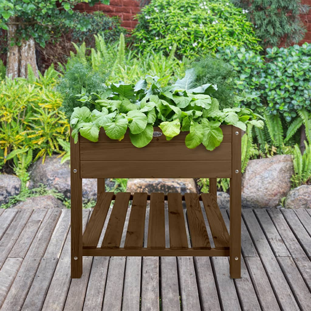 Esschert Design Esschert Design Plantenbak gesimuleerd XL bruin