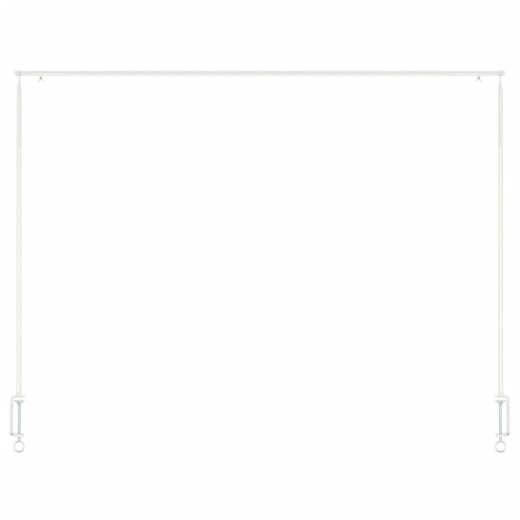 Esschert Design Esschert Design Tafelstang met decoratieve klem wit
