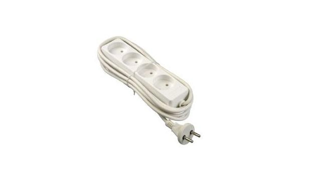 Vb 41122 tafelcontactdoos 4-voudig z-ra 2x1,5mm